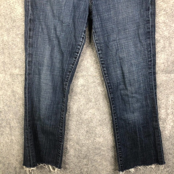 Joes Jeans Cropped W26 Fray Hem Low Rise Medium Wash Denim Stretch - Picture 3 of 13